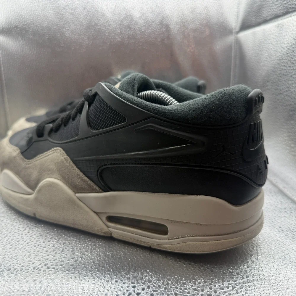 Size 12 Nike Air Jordan 4 RM Light Bone Black Dark Gray Mens Shoes FQ7939-001